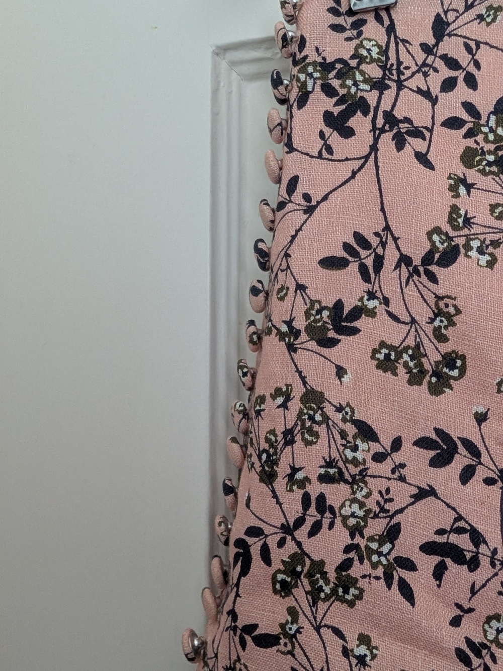 Floral Pink Ruffle Mini Skirt - Picture 4 of 8